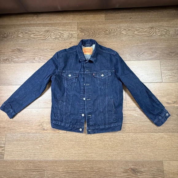 Levi's Other - Levi's Trucker Jean Jacket Men's Size Medium Dark Wash Button Front